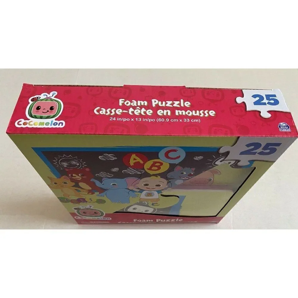 COCOMELON 25 Piece Foam Jigsaw Puzzle Mat 24” X 13”‎ Classroom Best Friends NEW